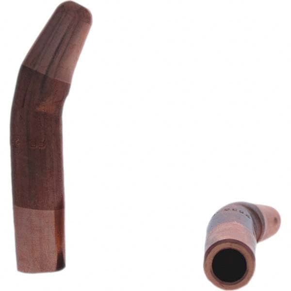 Tuffaloy - Spot Welder Tips For Use With: 5RW Electrode Holder Type: Single Bend Tip A Nose (Pointed) - Caliber Tooling