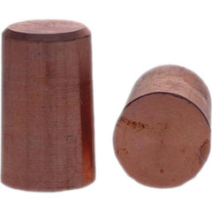 Tuffaloy - Spot Welder Tips For Use With: 4RW Electrode Holder Type: Paddle Tip C Nose (Flat) - Caliber Tooling