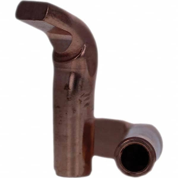 Tuffaloy - Spot Welder Tips For Use With: 5RW Electrode Holder Type: Single Bend Tip Spade Nose - Caliber Tooling