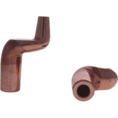 Tuffaloy - Spot Welder Tips For Use With: 5RW Electrode Holder Type: Misc Double Bend Tip C Nose (Flat) - Caliber Tooling