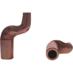 Tuffaloy - Spot Welder Tips For Use With: 7RW Electrode Holder Type: Misc Double Bend Tip C Nose (Flat) - Caliber Tooling