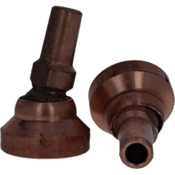 Tuffaloy - Spot Welder Tips For Use With: 4RW Electrode Holder Type: Swivel Tip - Caliber Tooling