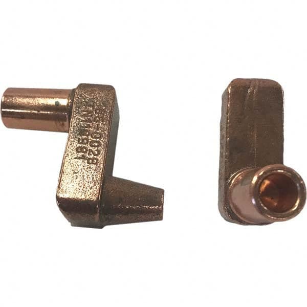 Tuffaloy - Spot Welder Tips For Use With: 5RW Electrode Holder Type: Misc Double Bend Tip E Nose (Truncated) - Caliber Tooling