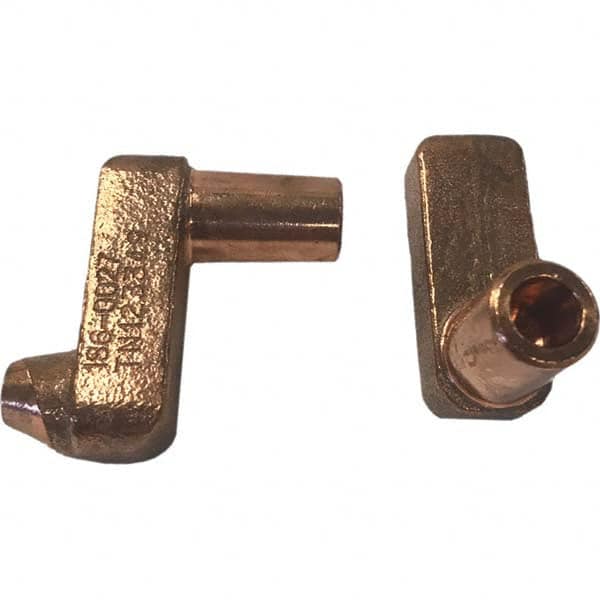 Tuffaloy - Spot Welder Tips For Use With: 5RW Electrode Holder Type: Misc Double Bend Tip E Nose (Truncated) - Caliber Tooling