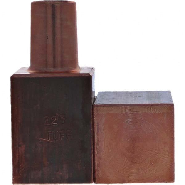 Tuffaloy - Spot Welder Tips For Use With: 5RW Electrode Holder Type: Backup Electrode Rectangular Face - Caliber Tooling