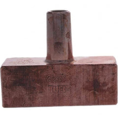 Tuffaloy - Spot Welder Tips For Use With: 4RW Electrode Holder Type: Backup Electrode Rectangular Face - Caliber Tooling