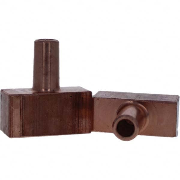 Tuffaloy - Spot Welder Tips For Use With: 4RW Electrode Holder Type: Backup Electrode Rectangular Face - Caliber Tooling