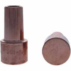 Tuffaloy - Spot Welder Tips For Use With: 5RW Electrode Holder Type: Backup Electrode Round Face - Caliber Tooling