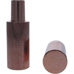 Tuffaloy - Spot Welder Tips For Use With: 5RW Electrode Holder Type: Backup Electrode Round Face - Caliber Tooling