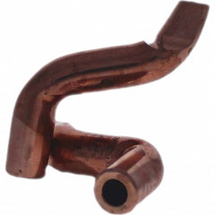 Tuffaloy - Spot Welder Tips For Use With: 5RW Electrode Holder Type: Misc Double Bend Tip Spade Nose - Caliber Tooling