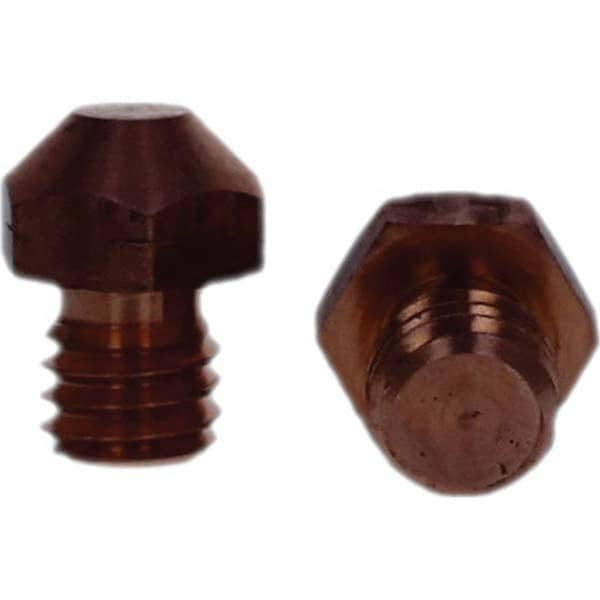 Tuffaloy - Spot Welder Tips For Use With: 3/8-16 Threaded Electrode Holder Type: Threaded Tip A Nose (Pointed) - Caliber Tooling