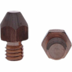 Tuffaloy - Spot Welder Tips For Use With: 3/8-16 Threaded Electrode Holder Type: Threaded Tip A Nose (Pointed) - Caliber Tooling