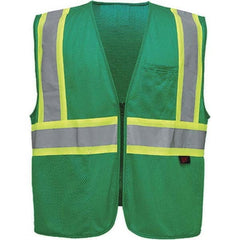 GSS Safety - Size S/M Green Mesh General Purpose High Visibility Vest - Caliber Tooling