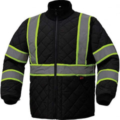 GSS Safety - Size 5XL Black Waterproof & Wind Resistant Jacket - Caliber Tooling