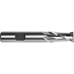 1/8″ 2 Flute UNB HSS-E Bright ANSI Weldon Shank End Mill ANSI E-code # 9631/8 - Exact Industrial Supply