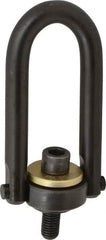 Jergens - 4,000 Lb Load Capacity Safety Engineered Center Pull Hoist Ring - 60 Ft/Lb Torque, 5/8 - 11 Thread, Alloy Steel - Caliber Tooling