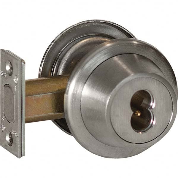 Best - Deadbolts Type: Heavy-Duty Double Cylinder Door Thickness Range: 1-3/4-2 - Caliber Tooling