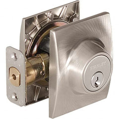 Stanley - Deadbolts Type: Single Cylinder Door Thickness Range: 1-3/8 - 1-3/4 - Caliber Tooling