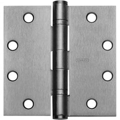 Stanley - 4-1/2" Long x 4-1/2" Wide Grade 1 Bronze Full Mortise Ball Bearing Commercial Hinge - Caliber Tooling