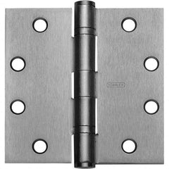 Stanley - 4-1/2" Long x 4-1/2" Wide Grade 1 Steel Full Mortise Ball Bearing Commercial Hinge - Caliber Tooling