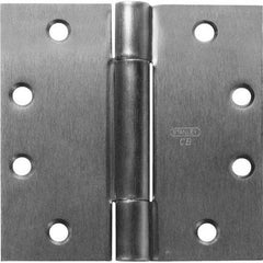 Stanley - 4-1/2" Long x 5" Wide Grade 1 Steel Full Mortise Ball Bearing Commercial Hinge - Caliber Tooling