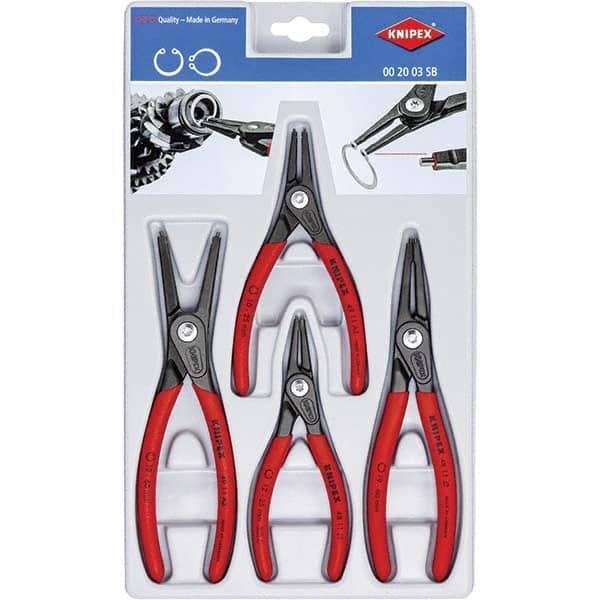 Knipex - Plier Sets Set Type: Retaining Ring Pliers Number of Pieces: 4 - Caliber Tooling