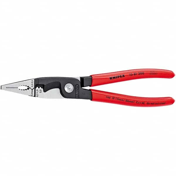 Knipex - Cutting Pliers Type: Electrician Pliers Insulated: NonInsulated - Caliber Tooling