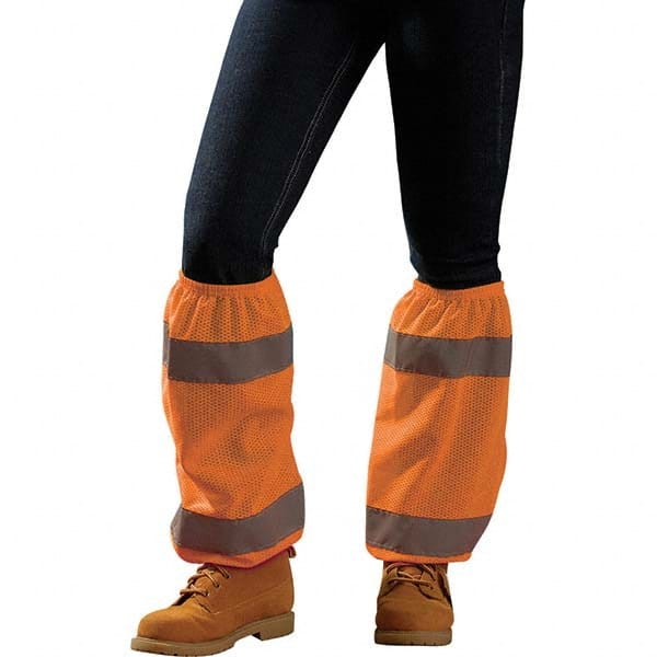 OccuNomix - Size Universal Hi-Viz Orange Polyester Hi-Visibility Leggings - Caliber Tooling