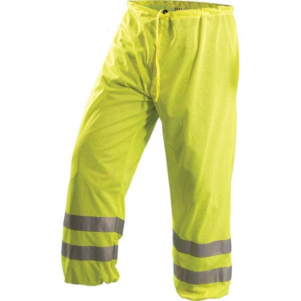 OccuNomix - Size 2X/4X Hi-Viz Yellow Polyester Hi-Visibility Pants - Caliber Tooling