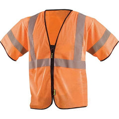 OccuNomix - Size 2X/3XL HI-Vis Orange Mesh General Purpose High Visibility Vest - Caliber Tooling