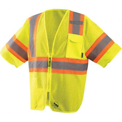 OccuNomix - Size XL Hi-Vis Yellow Mesh General Purpose High Visibility Vest - Caliber Tooling