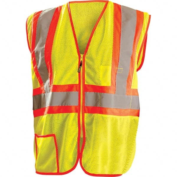 OccuNomix - Size M Hi-Vis Yellow Mesh General Purpose High Visibility Vest - Caliber Tooling