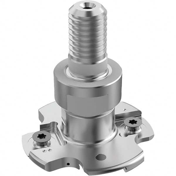 Seco - Combimaster Connection, 3/16" Cutting Width, 0.4449" Depth of Cut, 1-1/2" Cutter Diam, 4 Tooth Indexable Slotting Cutter - Caliber Tooling