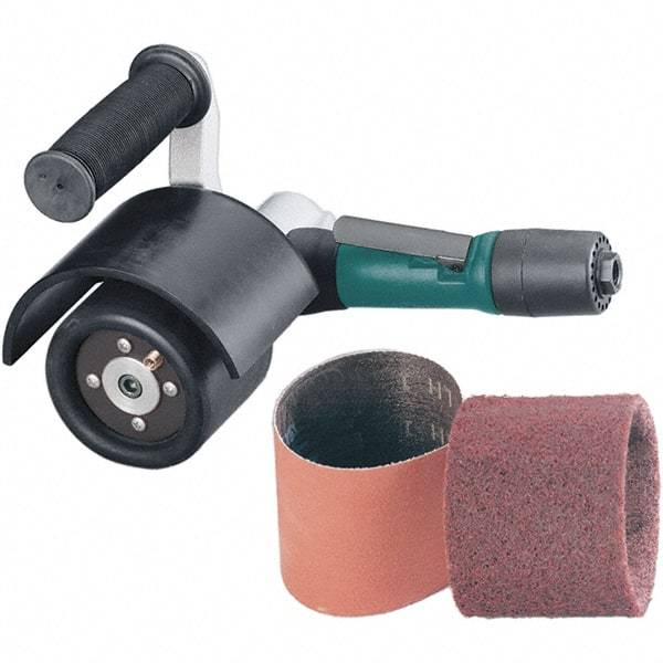 Dynabrade - 0.4 hp, 3,200 RPM Finishing Sander - 21 CFM Air Consumption, 6.21 bar Air Pressure, 1/4 NPT Inlet - Caliber Tooling