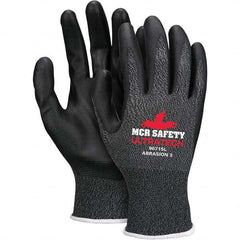 MCR Safety - Size XS, ANSI Cut Lvl 2, ANSI Puncture Lvl 2, ANSI Abrasion Lvl 3, Foam Nitrile Coated Cut & Puncture Resistant Gloves - Caliber Tooling