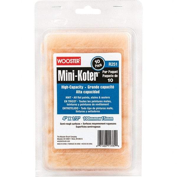 Wooster Brush - Paint Roller Covers   Type: Mini Roller    Nap Size (Inch): 1/2 - Caliber Tooling