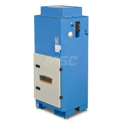 Dust, Mist & Fume Collectors; Machine Type: Dust Collector; Mounting Type: Surface; Filter Bag Rating (Micron): 5.00; Voltage: 110; Phase: 1; Air Flow Volume (CFM): 1100.00; Sound Level Rating (dB): 75; Filter Bag Diameter (Inch): 15; Filter Bag Length (I