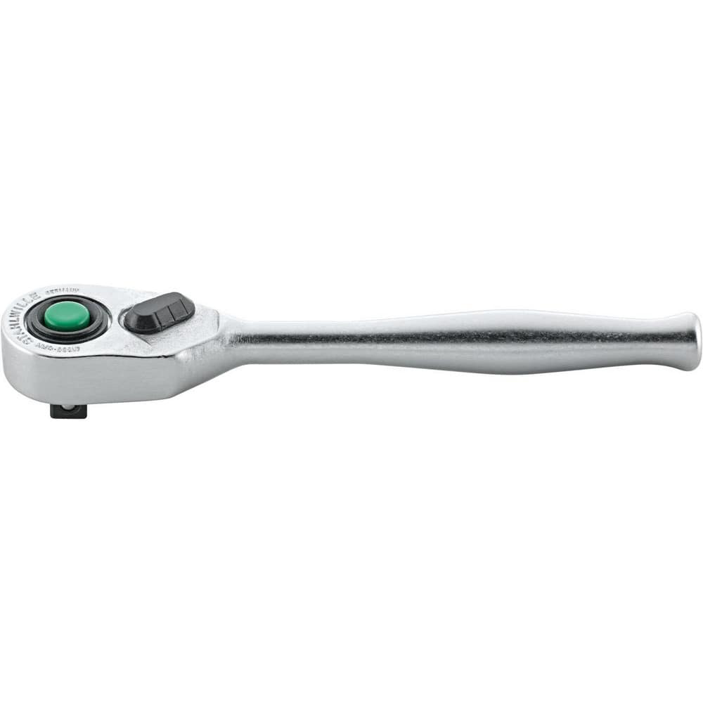 Ratchets; Tool Type: Reversible Ratchet; Quick-Release Ratchet; Drive Size: 1/4 in; Head Shape: Pear; Head Style: Reversible; Fixed; Material: Alloy Steel; Chrome; Finish: Chrome-Plated; Overall Length (Inch): 4.57 in; Insulated: No; Magnetic: No; Non-spa