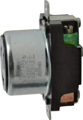 Hubbell Wiring Device-Kellems - 250 VDC, 600 VAC, 50 Amp, Self Grounding Receptacle - 3 Poles, 4 Wire, Female End, Black - Caliber Tooling