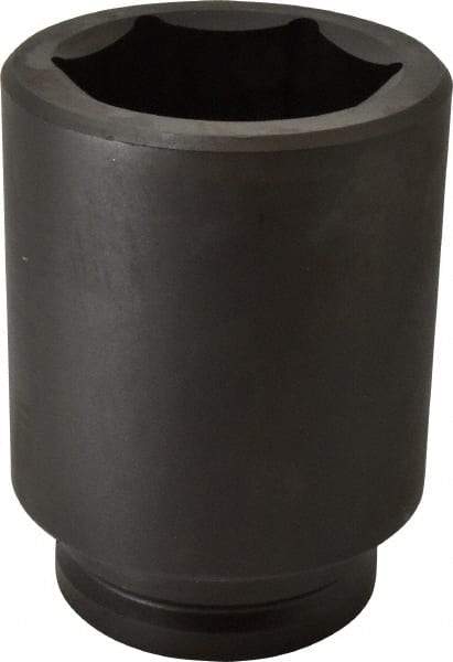 Proto - 1-1/2" Drive 3-1/8" Deep Impact Socket - 6 Points, 6-3/8" OAL - Caliber Tooling