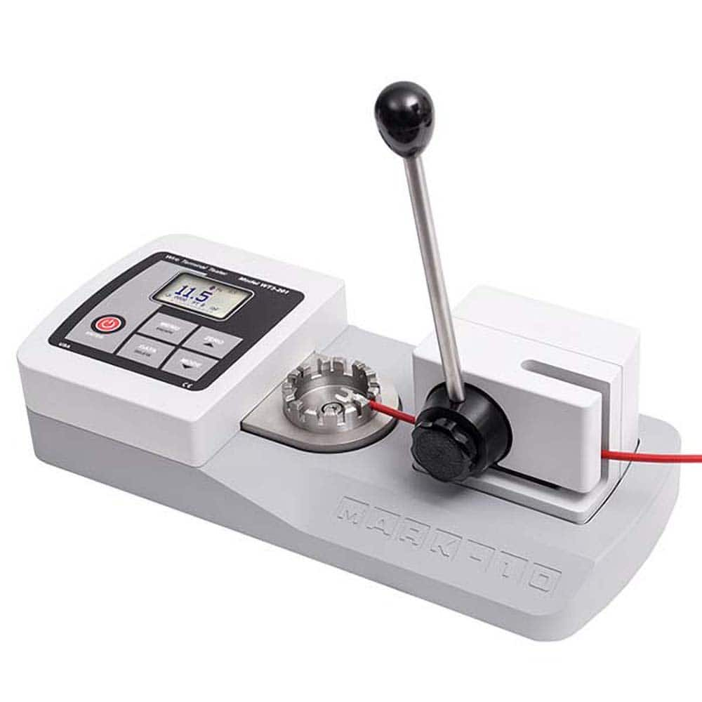 Mark-10 - Tension & Compression Force Gage Accessories Type: Wire Crimp Pull Tester Capacity (Lb.): 200.00 - Caliber Tooling