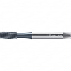 Walter-Prototyp - M6x1.00 DIN 2174 6HX 5.590 Thread Limit Semi-Bottoming Thread Forming Tap - Powdered Metal High Speed Steel, TiCN Finish, 80mm OAL, 10mm Thread Length, Right Hand Thread, Series TC420 - Caliber Tooling