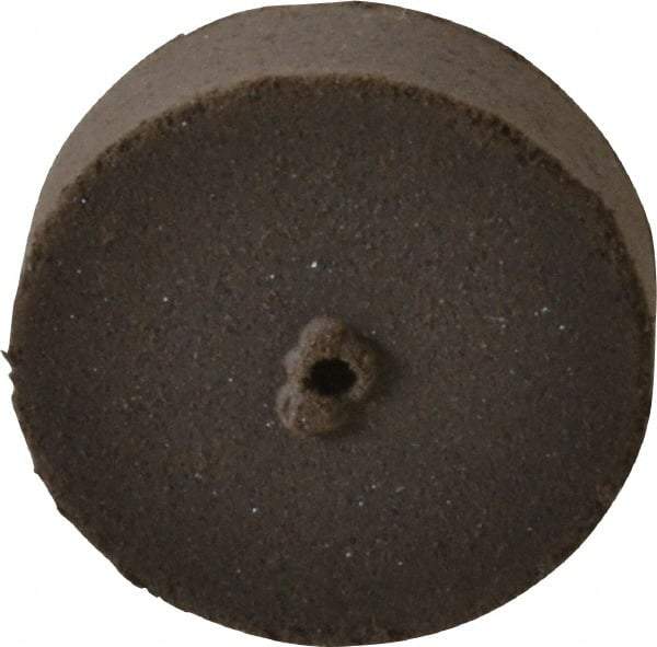 Cratex - 7/8" Diam x 1/16" Hole x 1/4" Thick, Surface Grinding Wheel - Silicon Carbide, Medium Grade, 25,000 Max RPM, Rubber Bond, No Recess - Caliber Tooling