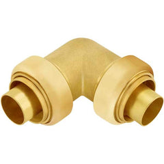 Jones Stephens - Metal Push-To-Connect Tube Fittings Type: 90 Degree Elbow Tube Outside Diameter (Inch): 2 - Caliber Tooling