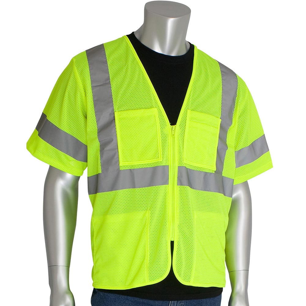 PIP - High Visibility Vests Vest Style: General Purpose; Surveyor's Vest Type: Hi Visibility - Caliber Tooling