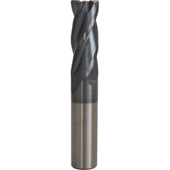 Accupro - 1" Diam 4 Flute Carbide 0.03" Corner Radius End Mill - Exact Industrial Supply