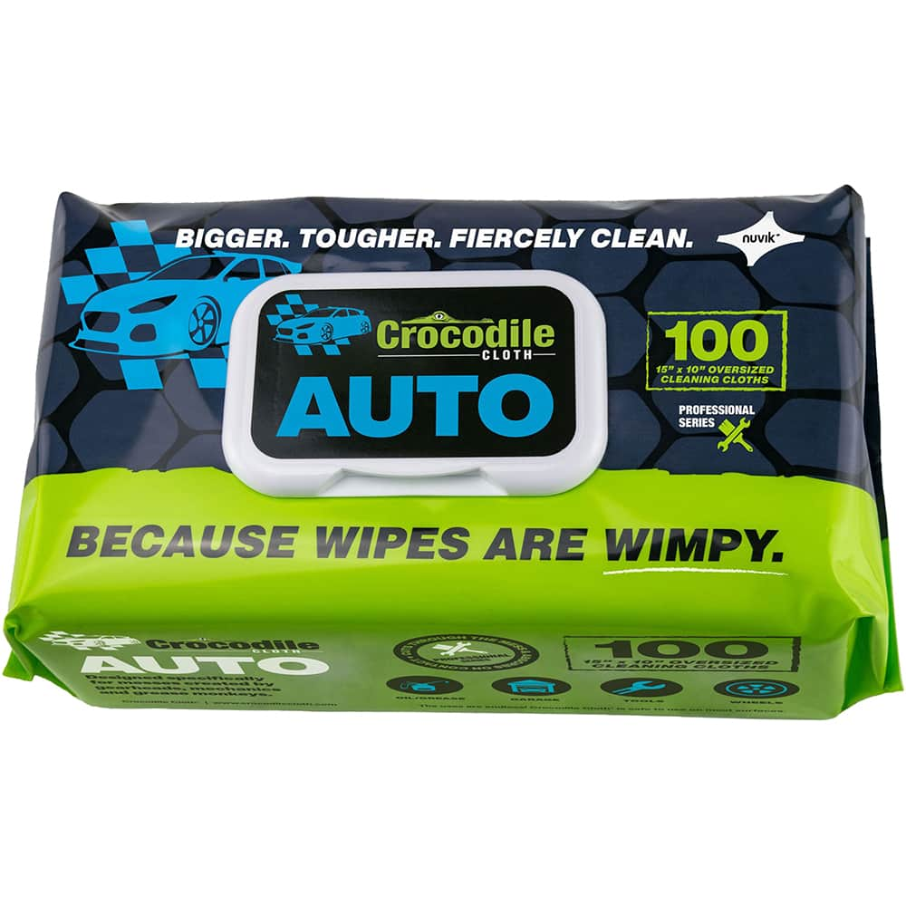 Crocodile Cloth - Wipes Type: General Purpose Style: Pre-Moistened; Flat Fold - Caliber Tooling