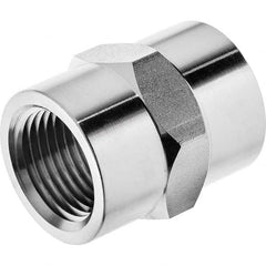 USA Sealing - 3/4" Galvanized Steel Pipe Hex Coupling - Caliber Tooling