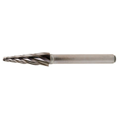 SL-4 Aluminum Cut Solid Carbide Bur-Cone Radius Shape - Exact Industrial Supply