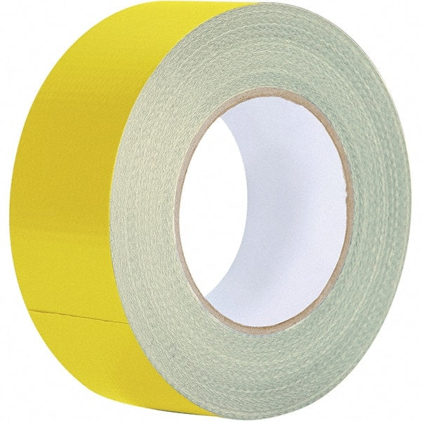 Value Collection - 60 Yd x 2" x 8.7 mil Yellow Polyethylene Cloth Duct Tape - Caliber Tooling